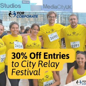 30% Off Entries to City Relay Festival