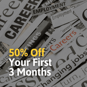 50% Off Your First 3 Months